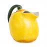 Фигурный керамический кувшин желтого цвета в виде цветущего цитруса "Спелый лимон" Certified International  - фото