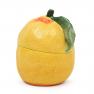 Сахарница с крышкой в форме цитруса со структурированной поверхностью "Спелый лимон" Certified International  - фото