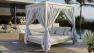 Лаунж-диван из техноротанга с матрасом и подушками Heart Skyline Design  - фото