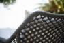 Трехместный диван на металлическом каркасе с узорным плетением Moma Skyline Design  - фото