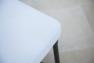 Серый пуф с мягким сиденьем на металлическом каркасе Moma Skyline Design  - фото
