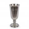 Небольшая серебристая ваза из алюминия в виде кубка Gros Exner  - фото