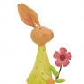 Статуэтка металлическая "Крольчиха с цветком" Kanu Exner  - фото