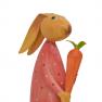Статуэтка "Кролик с морковкой" металлическая Kanu Exner  - фото