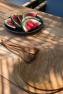 Обеденный стол прямоугольный с деревянной столешницей Horizon Skyline Design  - фото