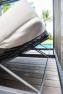 Двухместный лаунж-диван с мягким матрасом и металлическим навесом Horizon Skyline Design  - фото