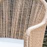 Обеденное кресло с плетением из шнура и с мягкой подушкой Calyxto Skyline Design  - фото