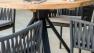 Круглый обеденный стол с деревянной столешницей для террасы Ona Skyline Design  - фото