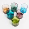 Набор разноцветных стаканов Villa d'Este Cromiai 6 шт.  - фото