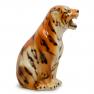 Статуэтка из керамики в виде сидящего тигра Ceramiche Boxer  - фото