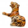 Статуэтка игривого тигра из прочной керамики Ceramiche Boxer  - фото