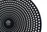 Обеденная тарелка с фактурным черно-белым рисунком Galaxy Bastide  - фото