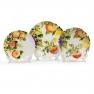 Керамический столовый сервиз с суповыми тарелками на 4 персоны "Фруктовый нектар" Certified International  - фото