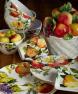 Керамические обеденные тарелки с рисунком фруктов, 4 шт. "Фруктовый нектар" Certified International  - фото