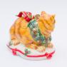 Новогодняя ёмкость для печенья "Нарядный котенок" Palais Royal  - фото