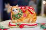 Новогодняя салфетница "Нарядный котенок" Palais Royal  - фото