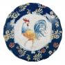 Набор из 4-х керамических салатных тарелок с прованским рисунком с петухами "Утро в деревне" Certified International  - фото
