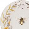 Набор обеденных тарелок с рисунком цветов и пчелы, 4 шт. "Сладкий мед" Certified International  - фото