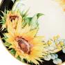 Круглый салатник из керамики с ярким рисунком "Букет подсолнухов" Certified International  - фото