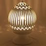 Лампа керамическая настольная с отверстиями Mezzaluna  - фото