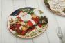 Набор из 4-х тарелок для салата с праздничными рисунками "Рождество с Сантой" Certified International  - фото