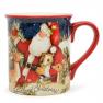 Набор из 4-х новогодних чайных чашек из прочной керамики "Рождество с Сантой" Certified International  - фото
