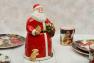 Праздничный бисквитник в виде Деда Мороза с ручной росписью "Рождество с Сантой" Certified International  - фото