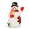 Набор емкостей для соли и перца в виде снежных человечков "Рождество со снеговиком" Certified International  - фото