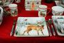 Новогодние чашки для чая с рисунками животных "Зимний лес", набор 4 шт. Certified International  - фото