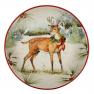 Новогодний cалатник с изображением оленя и хвойных веточек "Зимний лес" Certified International  - фото