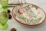 Объемный салатник из керамики с новогодней композицией "Прекрасное Рождество" Certified International  - фото