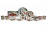 Набор керамических емкостей для соли и перца в виде собачек "Рождественский подарок" Certified International  - фото