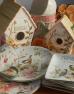 Бисквитник для печенья керамический в виде кормушки для птиц "Лесная песня" Certified International  - фото