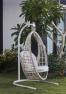 Подвесное кресло из плетеного техноротанга для террасы Heri Skyline Design  - фото