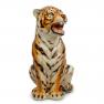 Высокая декоративная статуэтка тигра из керамики Ceramiche Boxer  - фото