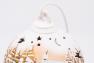 Декор в золотисто-бежевых тонах с LED-подсветкой "Шарик новогодний" Villa Grazia  - фото