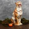 Высокая керамическая статуэтка взрослого тигра Ceramiche Boxer  - фото