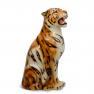 Высокая керамическая статуэтка взрослого тигра Ceramiche Boxer  - фото
