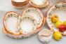 Небольшие тарелки углубленной формы из керамики с ручной росписью Mara Bizzirri  - фото