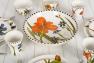 Большой керамический салатник с ботаническим рисунком "Цветочная рапсодия" Certified International  - фото