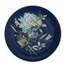 Темные салатные тарелки с флористическим дизайном, 4 шт. "Синие цветы Богемии" Certified International  - фото