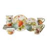 Набор из 4-х салатных тарелок с рисунком тыкв "Осенний урожай" Certified International  - фото