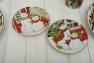 Новогодние маленькие тарелки для десерта "Рождественский домик", набор 4 шт. Certified International  - фото