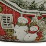 Глубокий керамический салатник с ярким праздничным рисунком "Рождественский домик" Certified International  - фото