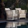 Элегантная мебель для террасы и сада с ручным плетением из техноротанга Villa  - фото