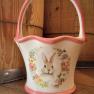 Керамическая корзинка с кроликом "Пасхальный сад" Certified International  - фото