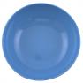 Глубокий керамический салатник из голубой коллекции Ritmo Comtesse Milano  - фото