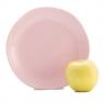 Тарелка десертная из розовой керамики Ritmo Comtesse Milano  - фото