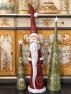 Большая новогодняя статуэтка с LED-подсветкой «Дед Мороз» в красном кафтане Villa Grazia  - фото