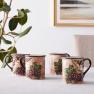 Керамические чайные чашки с рисунком винограда, набор 4 шт. "Тосканский натюрморт" Certified International  - фото